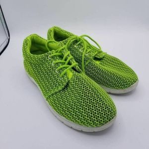 Alpine Swiss Athletic Shoes Green Lace Sneakers